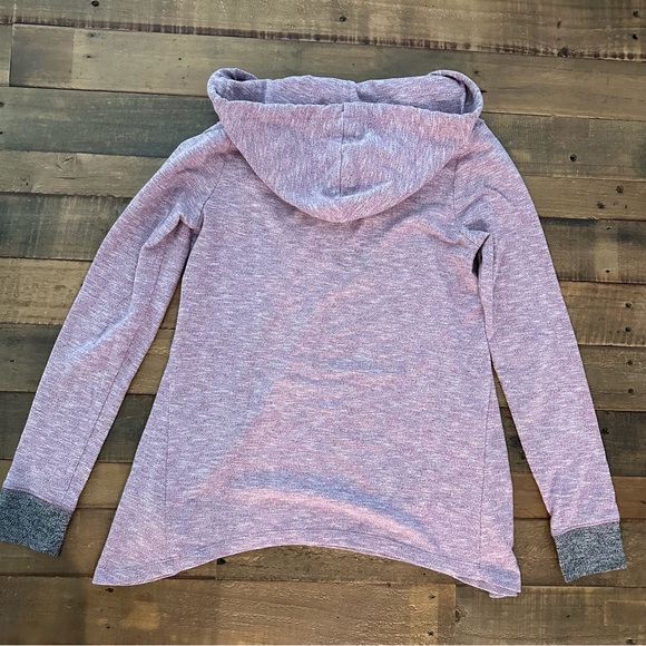 Women’s Roxy Marled Purple Tunic Hoodie - Size Small - Picture 2 of 4